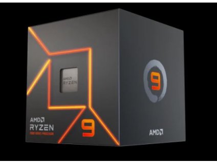 AMD, Ryzen 9 7900, Processor BOX, soc. AM5, 65W, Radeon™ Graphics, s Wraith Prism chladičom 100-100000590BOX
