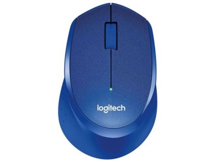 Logitech M330 Silent Plus - tichá bezdrôtová myš - modrá 910-004910