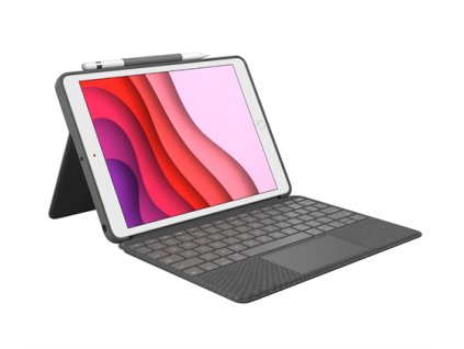 Logitech COMBO TOUCH pre iPad (7., 8. a 9.gen) - GRAPHITE - UK 920-009629