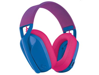 Logitech G435 LIGHTSPEED - bezdrôtové herné slúchadlá - modrá/malinová 981-001062