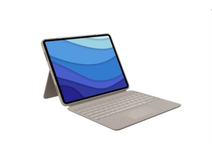 Logitech COMBO TOUCH pre iPad Pro 12.9" (5. a 6. gen.) - piesková - US 920-010258