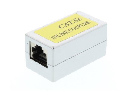 Spojka UTP RJ45, Cat5E, 8p8c LXE315-C5E-WH