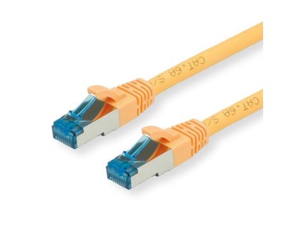 Value Patchkábel S/FTP LSOH 10m Cat6A, žltý, Cu 21991937