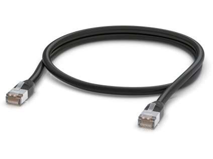 Ubiquiti UACC-Cable-Patch-Outdoor-1M-BK, Vonkajší UniFi patch kábel, 1m, Cat5e, čierny UACC-Cable-Patch-Outdoor-1M-BK