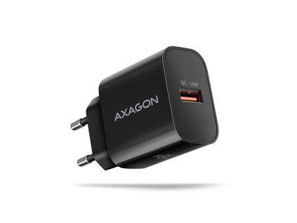 AXAGON ACU-QC18, nabíjačka do siete 18W, 1x port USB-A, QC3.0/AFC/Apple, čierna ACU-QC18
