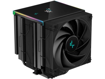 DEEPCOOL chladič AK620 Digital / 2x120mm fan / 6x heatpipes / pro Intel i AMD/ komplet černý / digitální display R-AK620-BKADMN-G