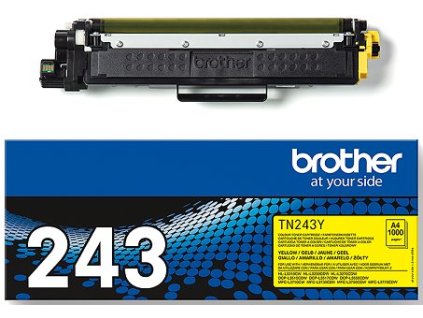 toner BROTHER TN-243 Yellow HL-L3210CW/L3270CDW, DCP-L3510CDW/L3550CDW, MFC-L3730CDN/L3770CDW (1000 str.) TN243Y
