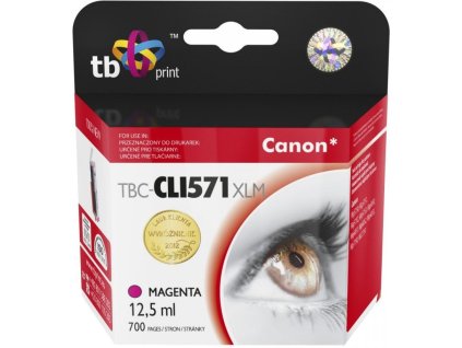 Ink. kazeta TB komp. s Canon CLI-571X, 0333C001 MG TBC-CLI571XLM