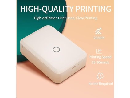 Niimbot Tiskárna štítků D11-H Smart, bílá + role štítků 160 ks 1AA57281601