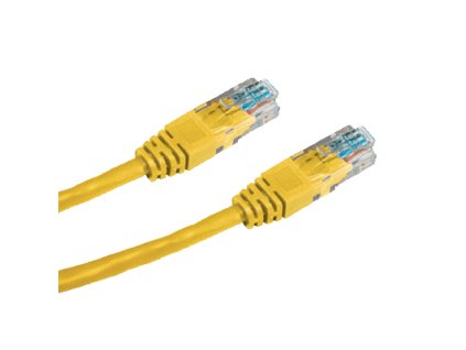 OPTIX Patch kábel Cat5E, UTP, 1m, žltý 1515