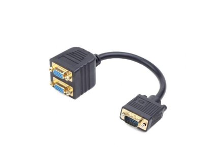 Gembird adaptér VGA splitter - rozdvojka, kábel, 0.2 m CC-VGAX2-20CM
