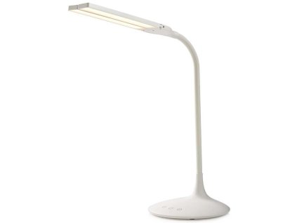 NEDIS LED lampička/ dobíjecí/ 5VDC/ dotykové funkce/ přirozená, studená, teplá bílá/ stmívatelná/ 280 lm/ bílá LTLG3M1WT4