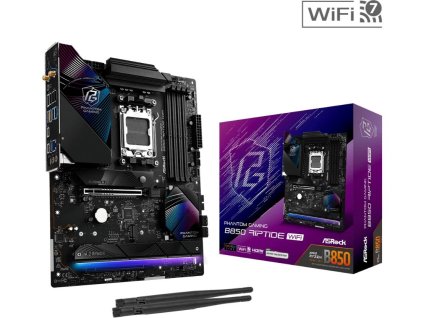 ASRock MB Sc AM5 B850 Riptide WiFi, AMD B850, 4xDDR5, 1xHDMI, WiFi, ATX B850 Riptide WiFi