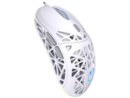 Endorfy myš LIV Onyx White / PAW3311 / Khail GM 4.0 / ARGB / drátová / ultralehká / bílá