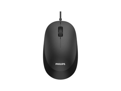 Philips SPK7207BL/Kancelárska/Optická/1 200 DPI/Drôtová USB/Čierna SPK7207BL/00