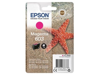 Atramentová tyčinka EPSON Singlepack "Starfish" Magenta 603 C13T03U34010