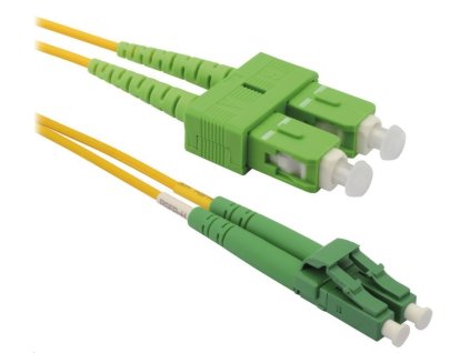 XtendLan Patch kabel, optický, LC-SC, APC/APC, 9/125µm, singlemode, duplex, 1m FOP-LCASCA-D-1-9