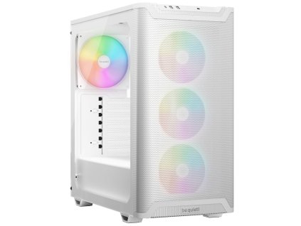 Be quiet! skříň PURE BASE 501LX / ATX / 4xARGB fan / USB-C / 2xUSB 3.2 / temperované sklo / bílá BGW79