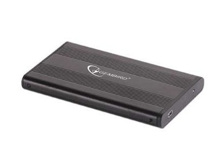 GEMBIRD externý kryt, pre 2,5'' SATA, čierna, hliník EE2-U2S-5