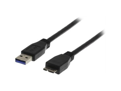 DELTACO USB3-010S, Kábel, USB 3.0 Type A/Micro B SB3-010S