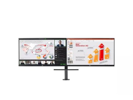 LG MT IPS LCD LED 27" 27QP88DP - IPS panel, dual monitor, 2560x1440, HDMI, DP, USB-C, daisy chain, ergonomicky stojan 27QP88DP-BS.AEU