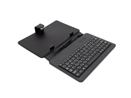 AIREN AiTab Leather Case 1 with USB Keyboard 7'' BLACK (CZ/ SK/DE/UK/US.. layout) Leather Case 1 7B
