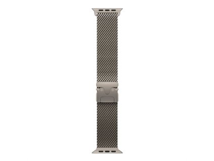 Apple Watch 49mm Natural Titanium Milanese Loop - Medium MXKD3ZM/A