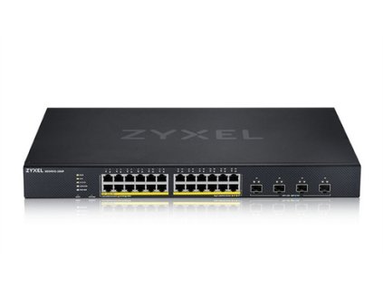 Zyxel XGS1935-28HP, 28 Port Smart Managed PoE Switch, 24x Gigabit PoE and 4x 10G SFP+, hybrid mode, standalone or NebulaFlex Cloud XGS1935-28HP-EU0101F