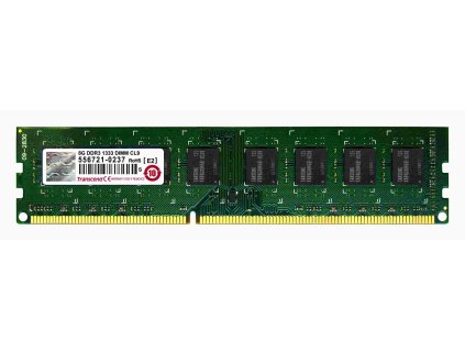 TRANSCEND 2Rx8 CL9 DDR3 8GB 1333MHz DIMM TS1GLK64V3H