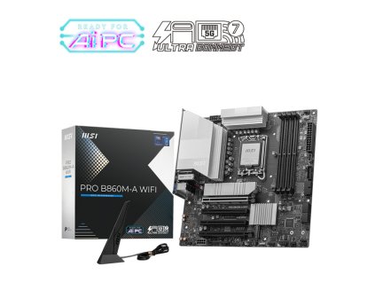 MSI PRO B860M-A WIFI/LGA 1851/mATX PRO B860M-A WIFI