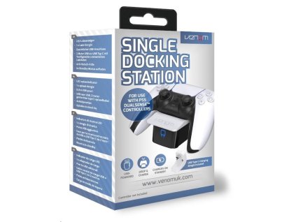 VENOM VS5000 White PS5 Single Docking Station VS5000