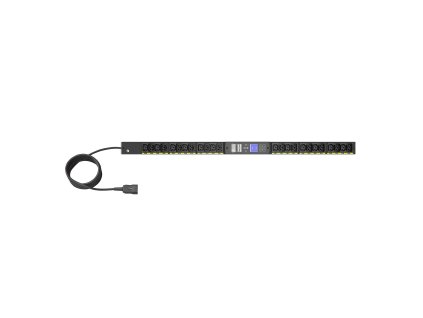 Eaton G4 Rack PDU měřené, 0U, 22,5U, vstup C20, 3m kabel, 1ph, 3,7kW, 16A, 200-240V, 24 zásuvek (12)C13, (12)C39 EVMIFC20A