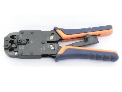 Kleště krimpovací PROFI s ráčnou pro konektory RJ10, RJ11, RJ12, RJ45, DEC HT-2008R
