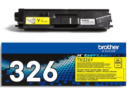 toner BROTHER TN-326 Yellow HL-L8250CDN/L8350CDW, DCP-L8400CDN/L8450CDW, MFC-L8650CDW/L8850CDW (3500 str.) TN326Y