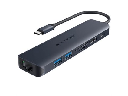 Hyper HyperDrive Next 7 Port USB-C Hub - Midnight Blue HD4003GL