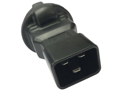 PremiumCord Adaptér IEC C20 male na CEE 7/3 female, napětí 230V, 16A kpsr-03