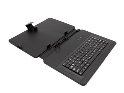 AIREN AiTab Leather Case 4 with USB Keyboard 10'' BLACK (CZ/ SK/SK /DE/UK/US.. layout) Leather Case 4 10B