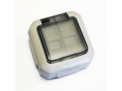 ABB Dátová zásuvka OUTDOOR IP54 STP CAT5E 2xRJ45 2446