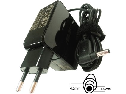 Asus orig. adaptér 45W19V (BLK) s EU plugom (B0A001-00230300) B0A001-00230300