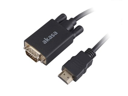 AKASA - adaptér HDMI na D-sub - 2 m AK-CBHD26-20BK