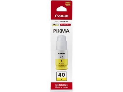 atramentová náplň CANON GI-40Y yellow PIXMA G5040/G6040 7 (700 str.) 3402C001