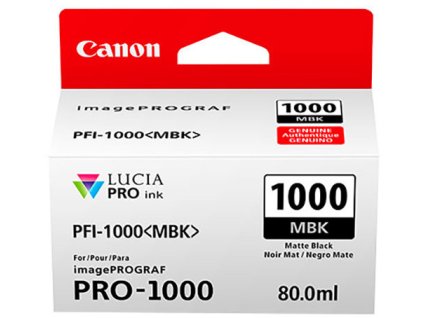 Canon PFI-1000 MBK, matný čierny 0545C001
