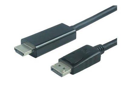 PremiumCord DisplayPort na HDMI kábel 2m M/M kportadk01-02