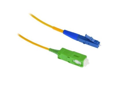 XtendLan simplexní patch kabel SM 9/125, OS2, LC(UPC)-SC(APC), LS0H, 1m FOP-LCSCA-S-1-9-A1