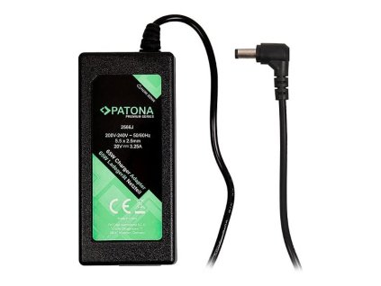 PATONA napájecí adaptér k ntb/ 20V/3,25A 65W/ konektor 5,5x2,5mm/ FUJITSU-SIEMENS PREMIUM/ délka kabelu 2,5 m PT2566