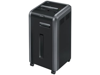 FELLOWES skartovač 225 Ci/ křížový řez 4x38 mm/ objem koše 60 l/ certifikát NBÚ/ stupeň utajení P-4 (důvěrné)/ černý felsh225ci
