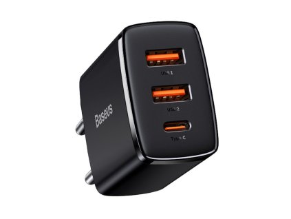 Baseus CCXJ-E01 Compact Quick Nabíjačka USB-C 30W Black 6953156207295
