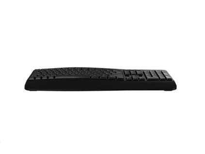 Canyon HKB-W6, 2v1 bezdrôtová klávesnica, ergonomická s opierkou, vodeodolná, 104 klávesov, US, čierna CNS-HKBW6