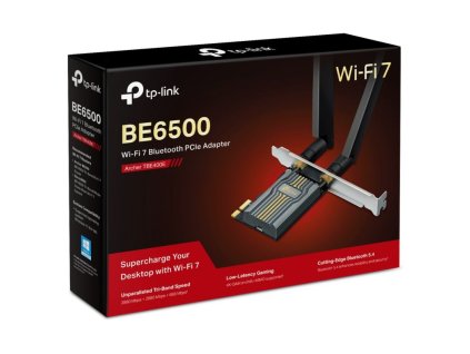 TP-Link Archer TBE400E, BE6500 WiFi 7 BT 5.4 PCIe Archer TBE400E