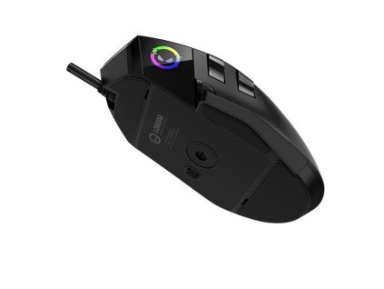 Lorgar MSP80, profi herná myš, 8 progr. tlač., senzor Pixart PAW3395, 26.000 DPI, režim podsv. RGB, čierna LRG-MSP80BK